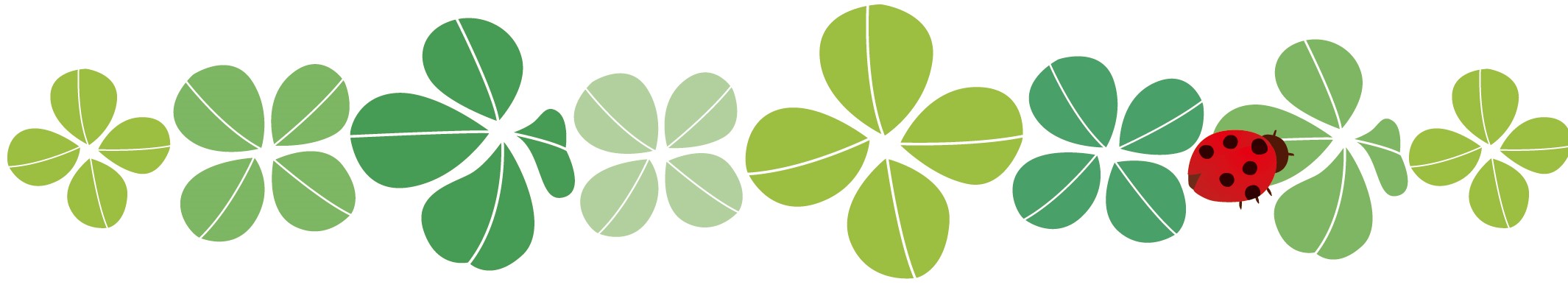 クローバーとてんとう虫